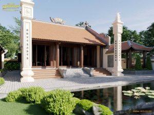 Thiết kế nhà thờ họ cổ truyền đẹp