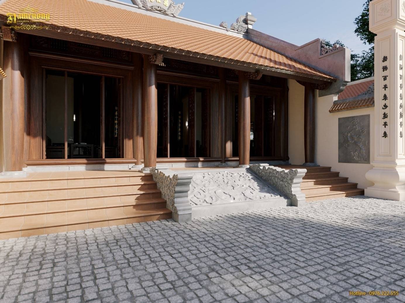 Thiết kế nhà thờ họ cổ truyền đẹp