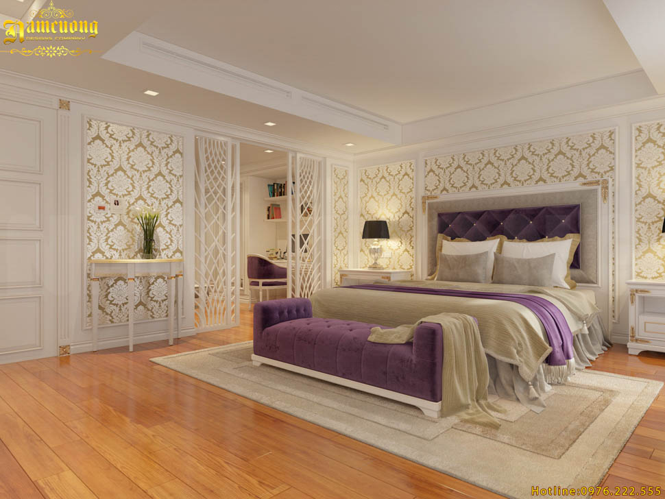 Nội thất không gian phòng khách sạn 3 sao