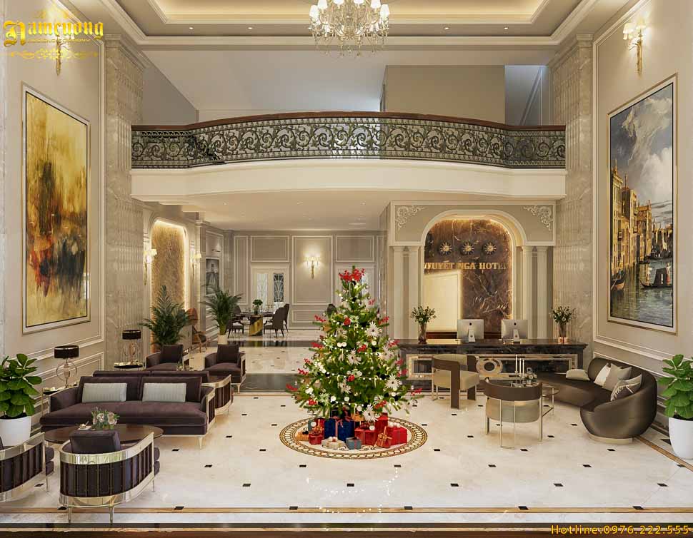 Khách sạn thiết kế theo phong cách luxury