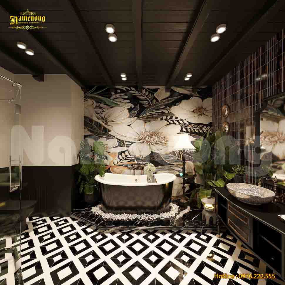 Mẫu thiết kế nội thất nhà tắm ấn tượng