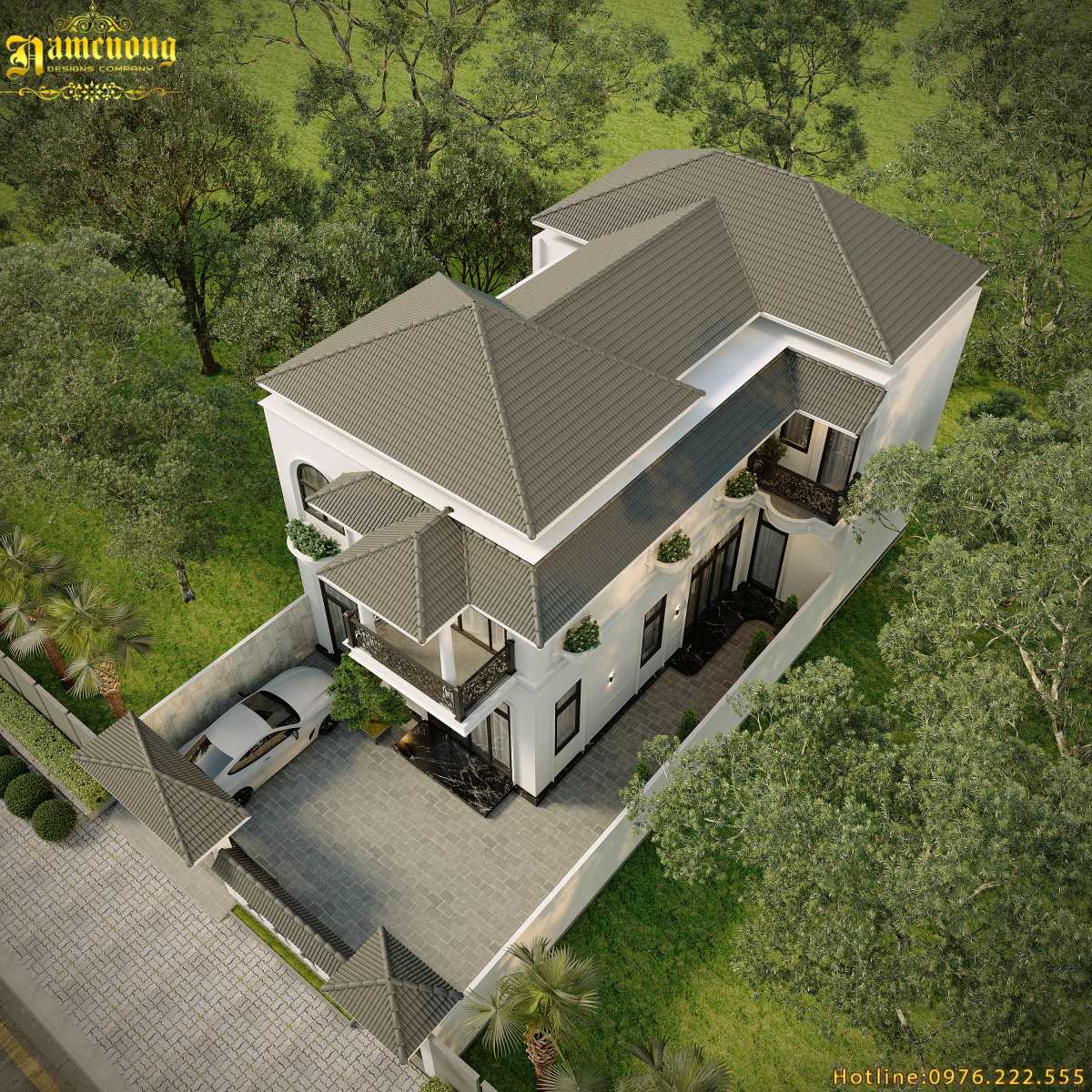 Biệt thự tân cổ điển Pháp kết hợp Indochine - BT11251 - CĐT anh Cường