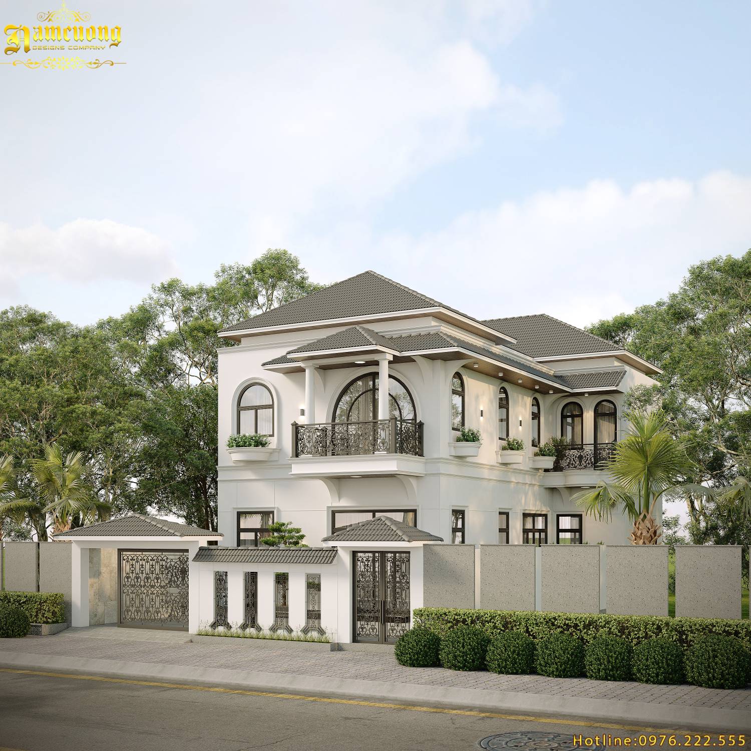 Biệt thự tân cổ điển Pháp kết hợp Indochine - BT11251 - CĐT anh Cường