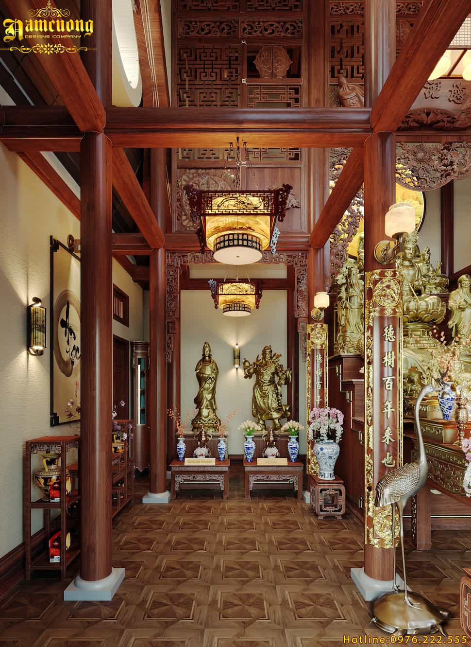 Thiết kế chùa Phục Cổ mang đậm giá trị truyền thống