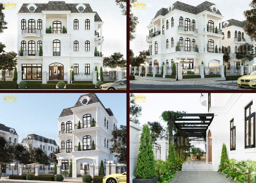 thiet ke biet thu 3 tang 1 tum co tieu canh dep tai ha noi cdt anh hung chi thuy bt2001