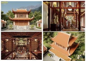 Thiết kế chùa Phục Cổ tại Phú Thọ