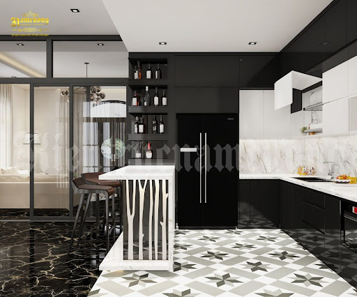 Quầy bar được thiết kế độc đáo