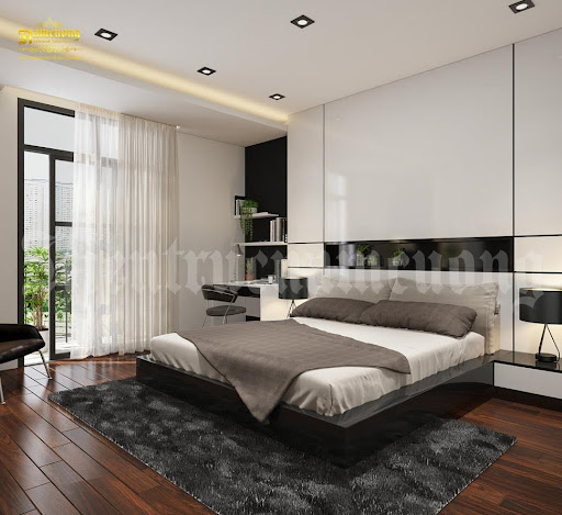 Phòng ngủ của ba mẹ thanh lịch trang nhã