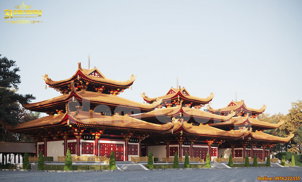 Thiết kế chùa Phật Quốc Vạn Thành ấn tượng với những tòa tháp