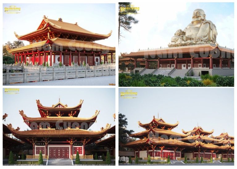 Thiết kế chùa Phật Quốc Vạn Thành
