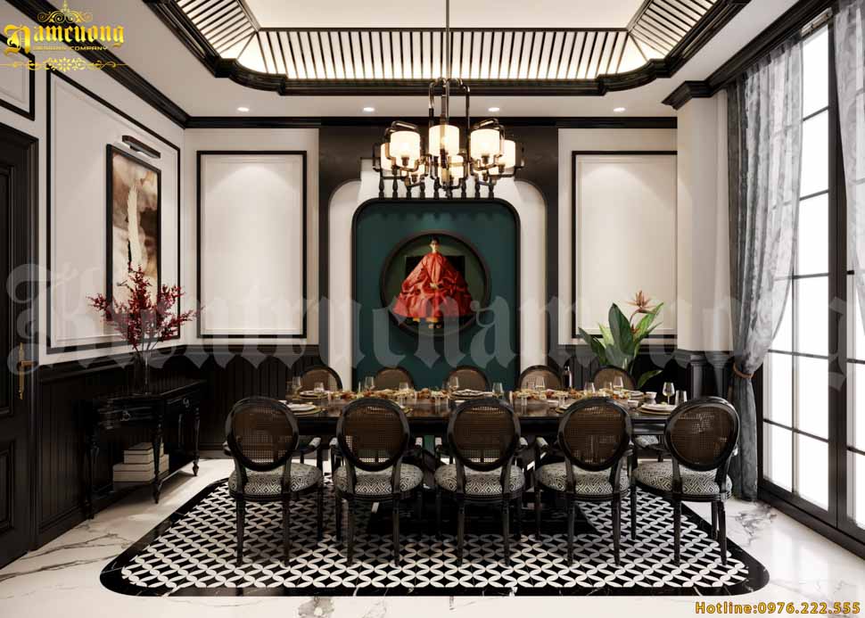 Gạch hoa trong phong cách kiến trúc indochine