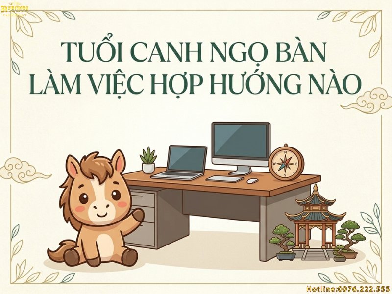 Chọn hướng đặt bàn làm việc cho tuổi Canh Ngọ 1990