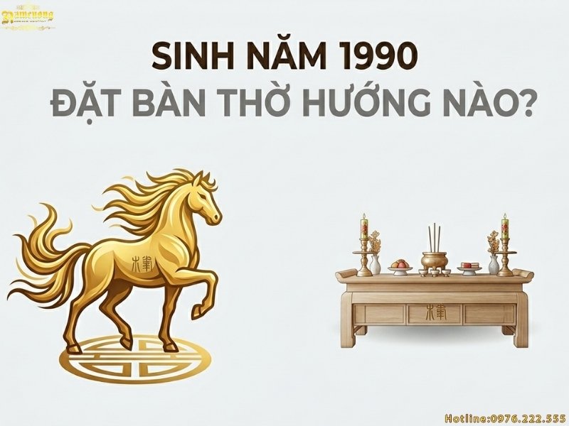 Tuổi Canh Ngọ đặt bàn thờ hướng nào
