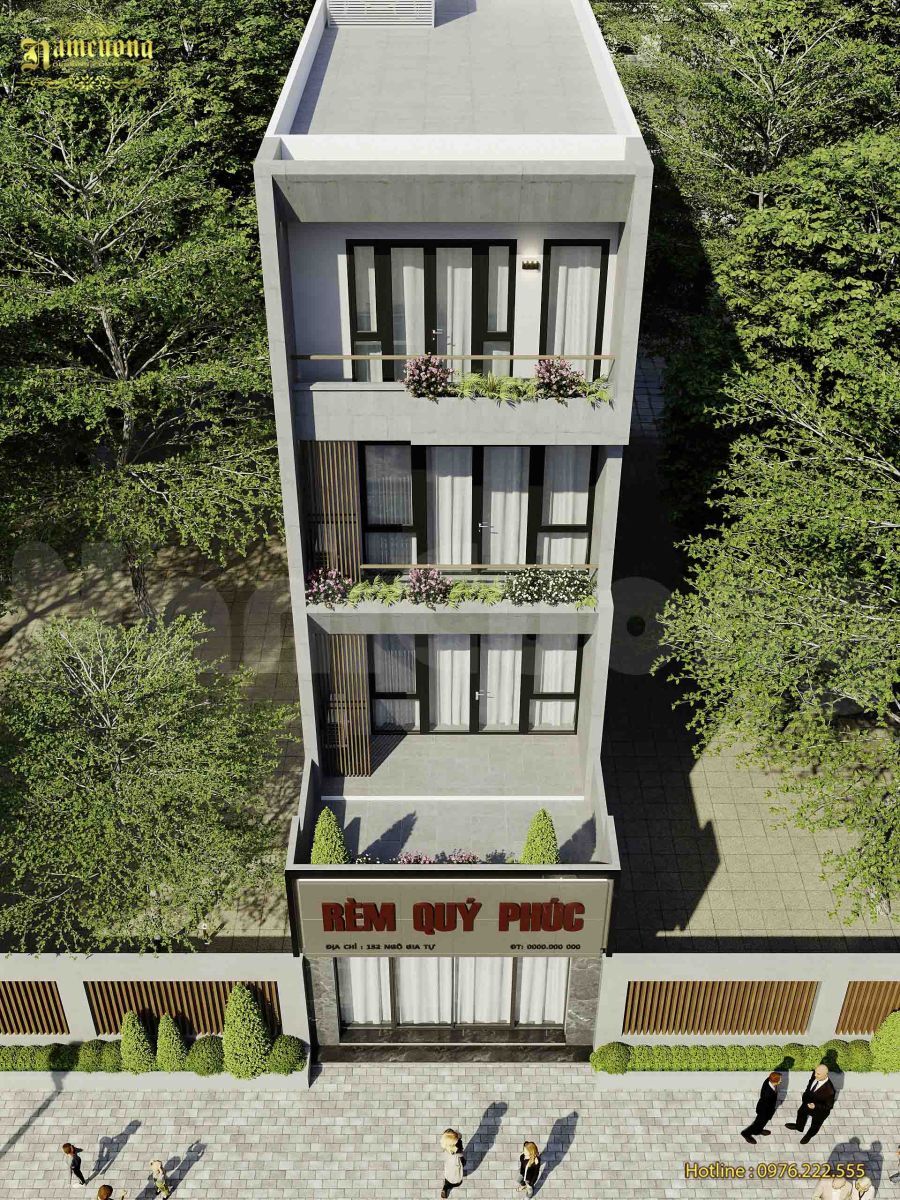Mẫu thiết kế nhà mặt tiền 4m sâu 20m