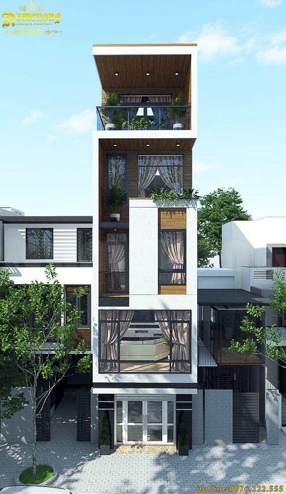 Thiết kế nhà ống mặt tiền 6m