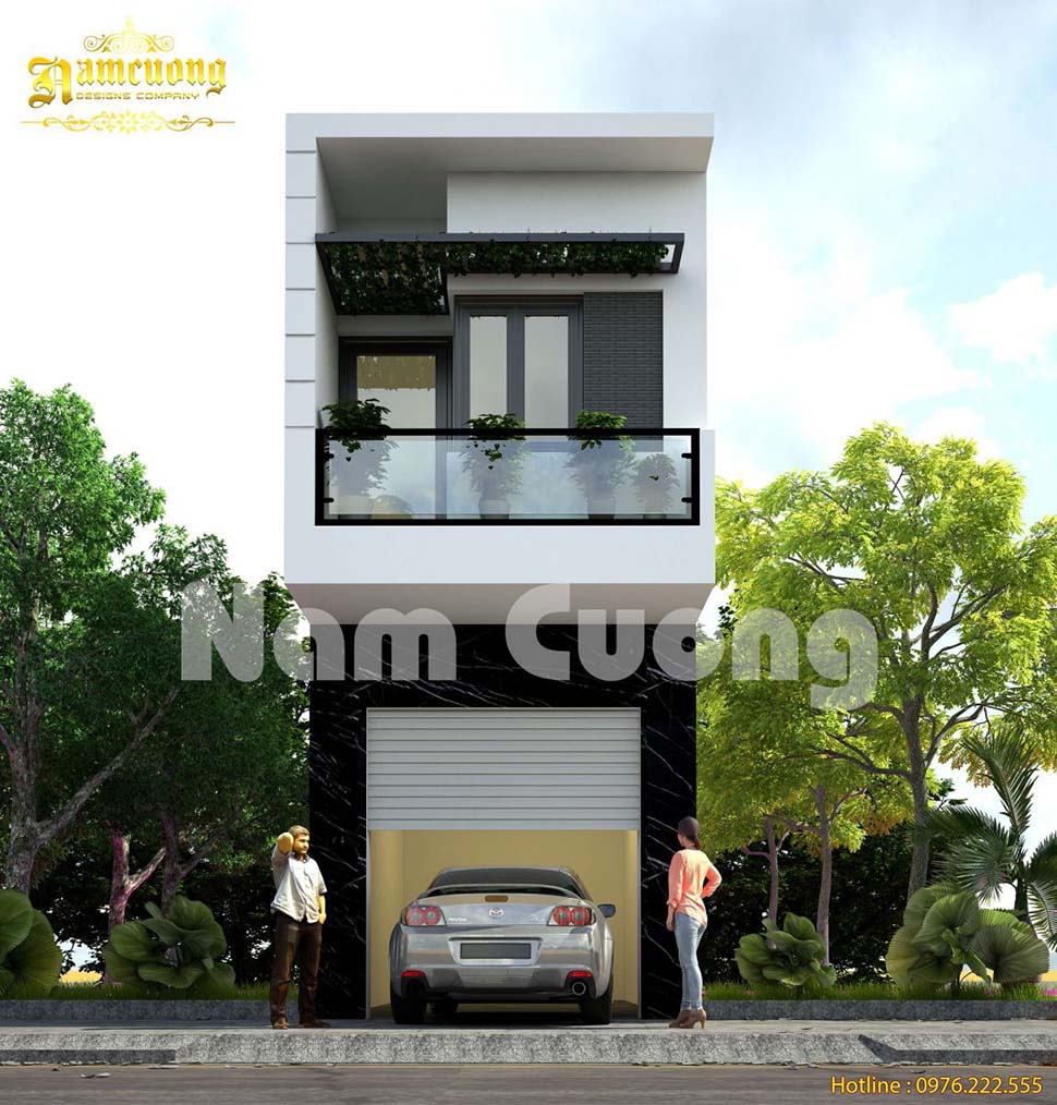 Thiết kế nhà ống nông thôn 400 triệu