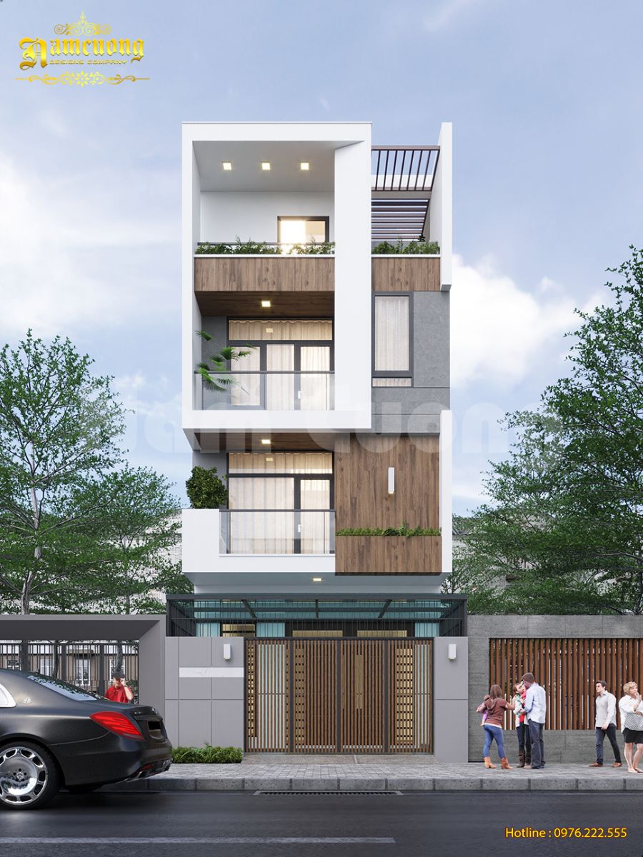Nhà ống không gian mở hiện đại