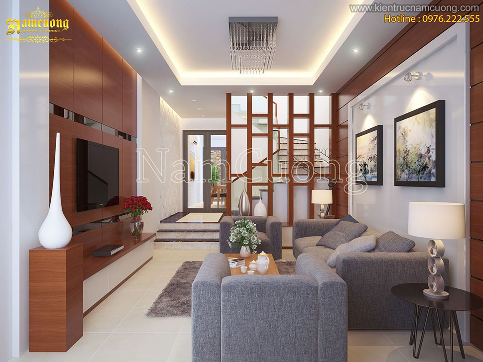 Thiết kế kiến trúc nhà ống không gian mở