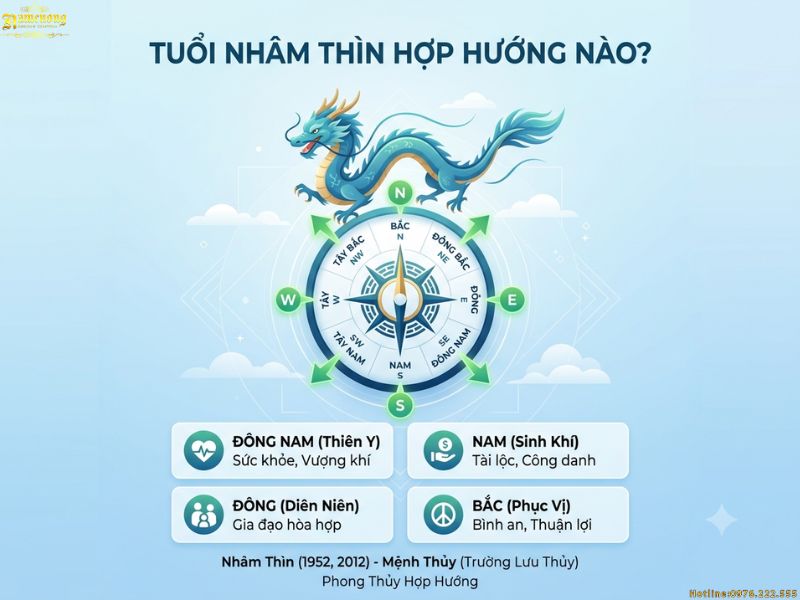 Hóa giải hướng nhà không hợp tuổi Nhâm Thìn
